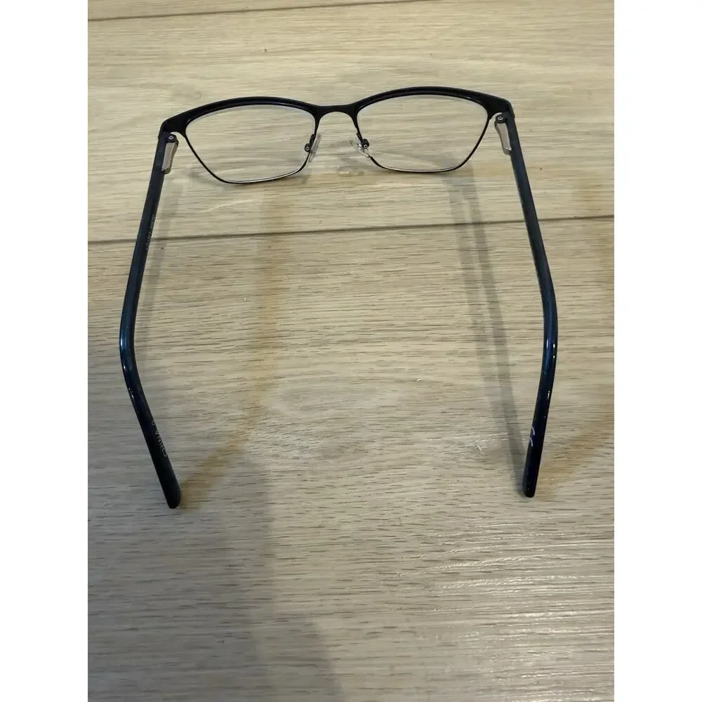 Foster Grant Design Optics Eyeglass Frames 54-17-140 Blue Rectangular